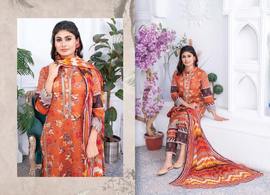 Digital Printed Lawn