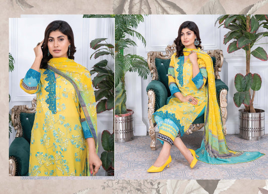 Digital Printed Lawn