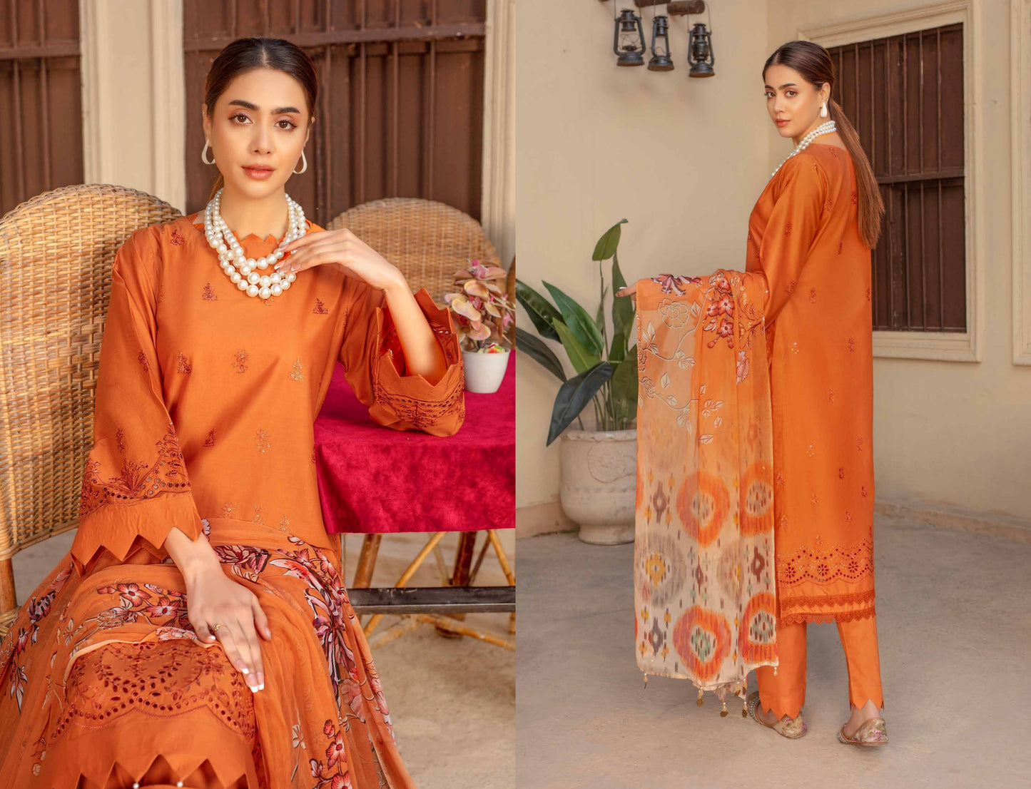 Exclusive Embroidered Lawn