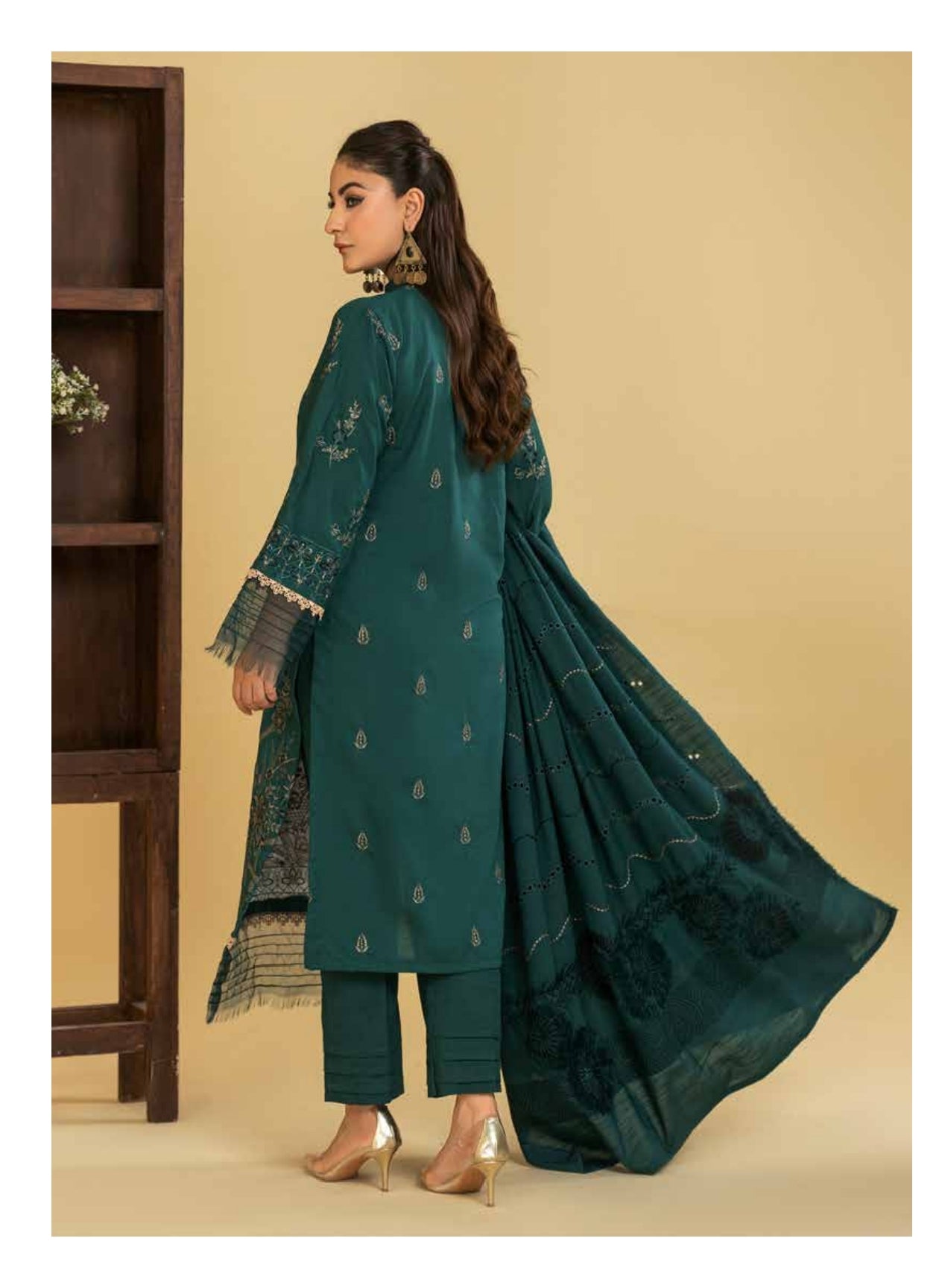 Embroidered Winter With Fancy Dupatta