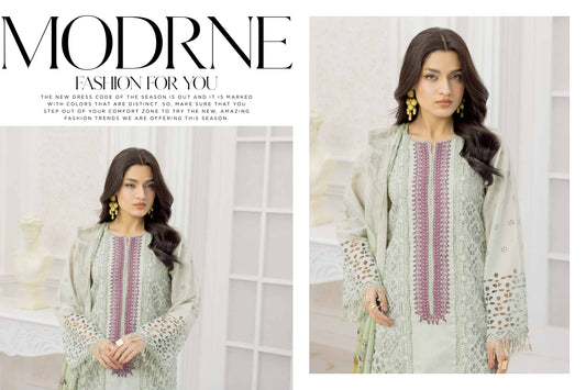 Embroidered with Chikankari Lawn