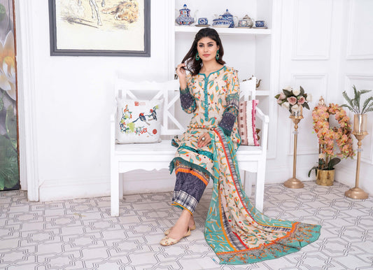 Digital Printed Lawn