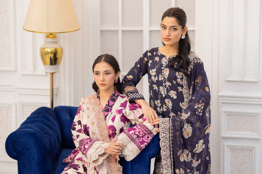 Printed Bana Dora Lawn