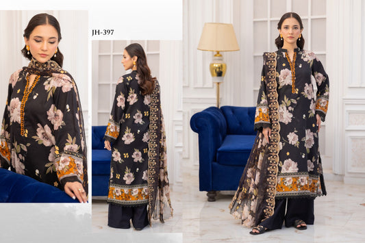 Printed Bana Dora Lawn