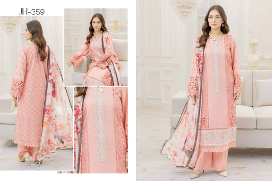 Embroidered with Chikankari Lawn