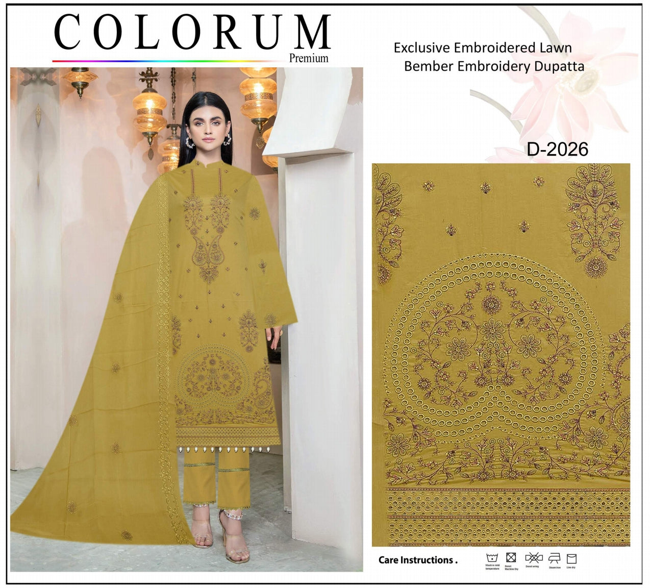 Exclusive Embroidered Lawn