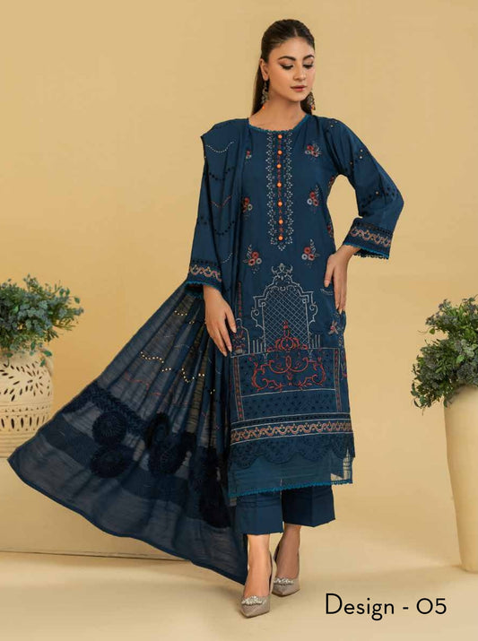 Embroidered Winter With Fancy Dupatta