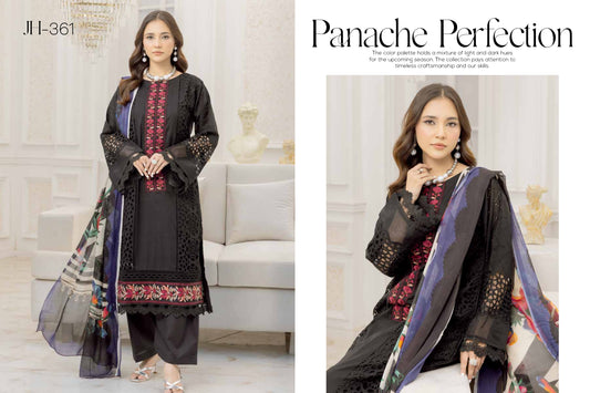 Embroidered with Chikankari Lawn