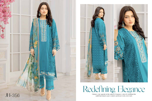 Embroidered with Chikankari Lawn