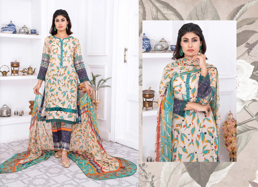 Digital Printed Lawn