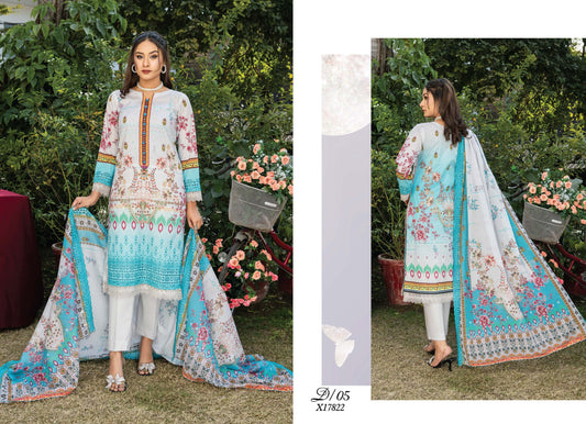 Digital print Embroidered