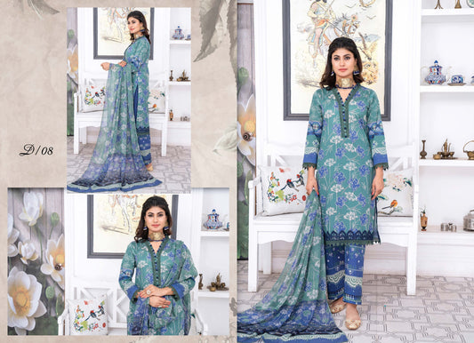 Digital Printed Lawn