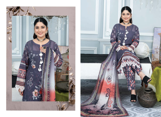 Digital Print Lawn
