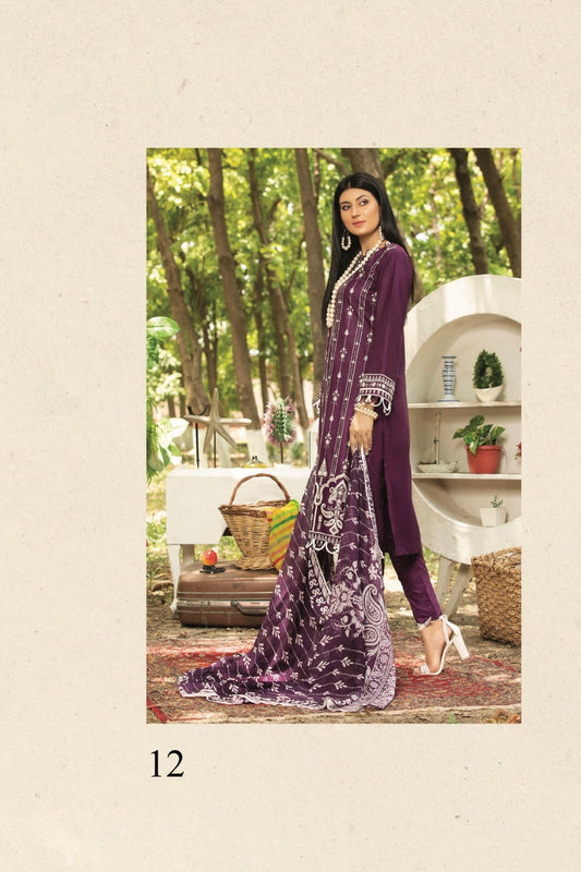 Yousaf Cloth House Special Embroidered Lawn Yousaf Cloth House