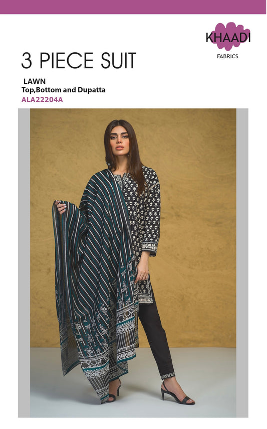 Yousaf Cloth House Khaadi 3 Piece Lawn Yousaf Cloth House