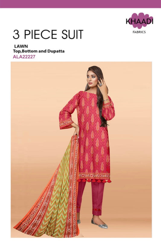 Yousaf Cloth House khaadi 3 Piece Lawn Yousaf Cloth House