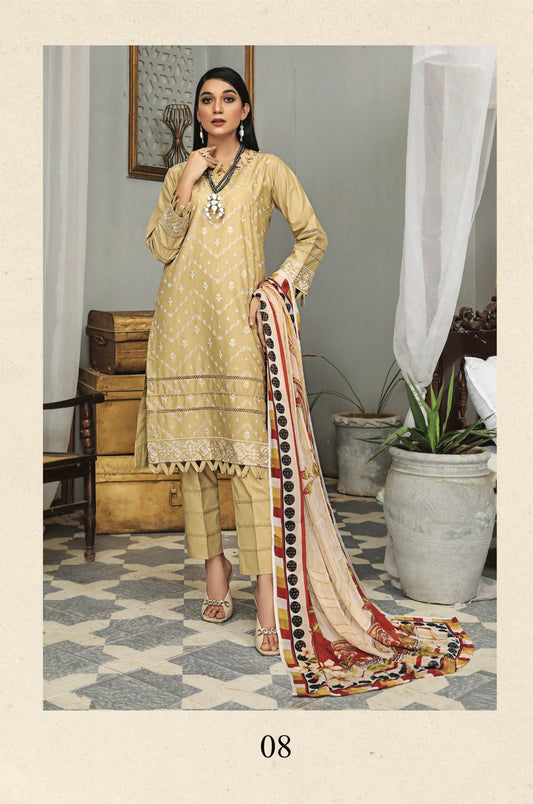 Yousaf Cloth House Special Embroidered Lawn Yousaf Cloth House