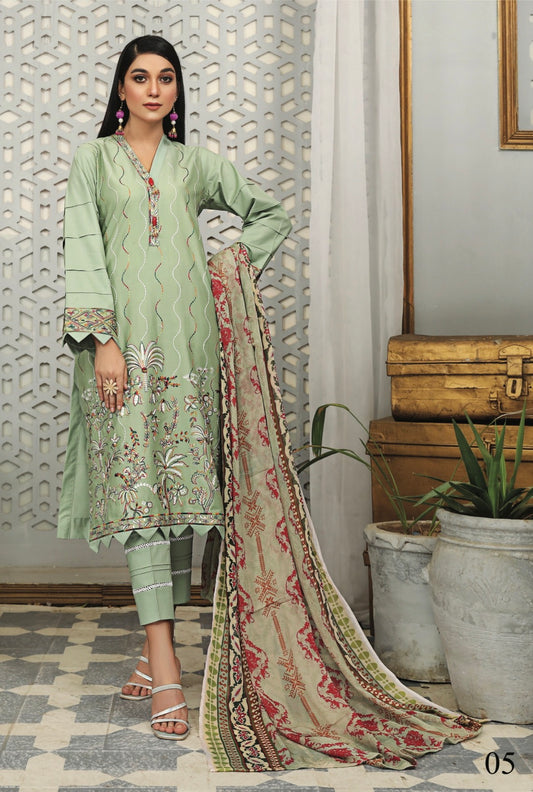 Yousaf Cloth House Special Embroidered Lawn Yousaf Cloth House