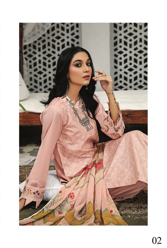 Yousaf Cloth House Special Embroidered Lawn Yousaf Cloth House