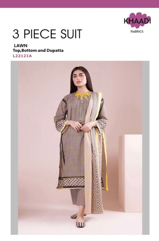 Yousaf Cloth House Khaadi 3 Piece Lawn Yousaf Cloth House