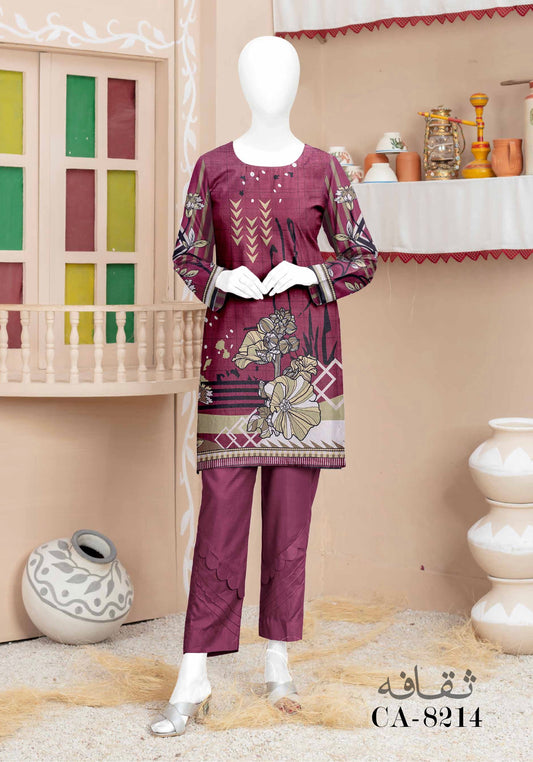 Yousaf Cloth House Digital Print 2 Piece Yousaf Cloth House