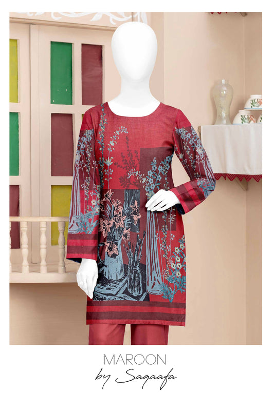 Yousaf Cloth House Digital Print 2 Piece Yousaf Cloth House
